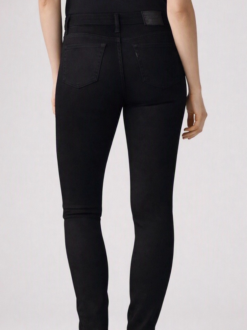 Levi's Black 311 Shaping Skinny Ankle Denim Jeans Womens 6S - Picture 2 of 11